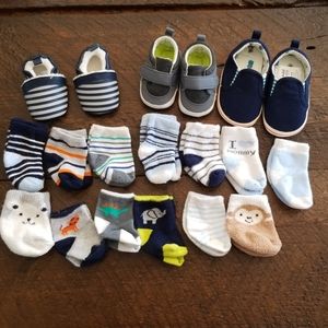 Baby Boy Bundle Crib Shoes and Socks